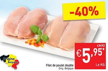 Promotions Filet de poulet double - Produit maison - Intermarche - Valide de 21/05/2019 à 26/05/2019 chez Intermarche