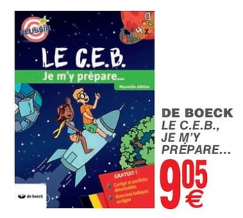 Promotions De boeck le c.e.b., je m`y prépare… - Produit maison - Cora - Valide de 21/05/2019 à 03/06/2019 chez Cora