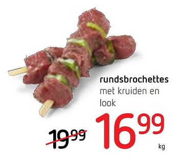 Promoties Rundsbrochettes met kruiden en look - Huismerk - Spar Retail - Geldig van 23/05/2019 tot 05/06/2019 bij Spar (Colruytgroup)