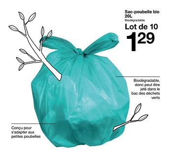 Promo Sacs-poubelles biodégradables chez Zeeman