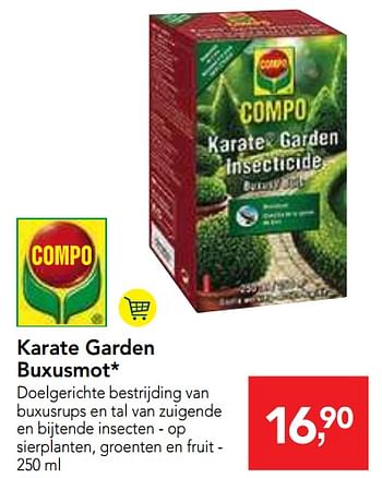 Promoties Karate garden buxusmot - Compo - Geldig van 22/05/2019 tot 04/06/2019 bij Makro