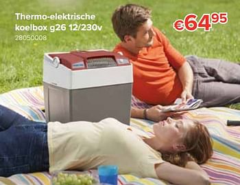 Promotions G26 thermo elektrische koelbox - Produit Maison - Euroshop - Valide de 23/05/2019 à 16/06/2019 chez Euro Shop