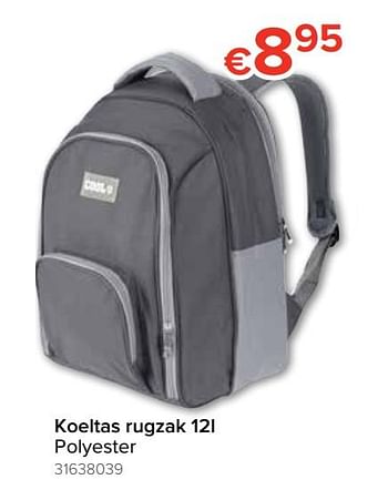 Promoties Koeltas rugzak 12l - Huismerk - Euroshop - Geldig van 23/05/2019 tot 16/06/2019 bij Euro Shop