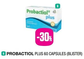Promoties Plus 60 capsules blister -30% - Probactiol - Geldig van 25/05/2019 tot 31/07/2019 bij Medi-Market