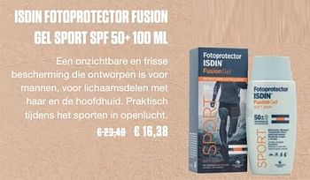Promoties Isdin fotoprotector fusion gel sport spf 50+ - Isdin - Geldig van 25/05/2019 tot 31/07/2019 bij Medi-Market