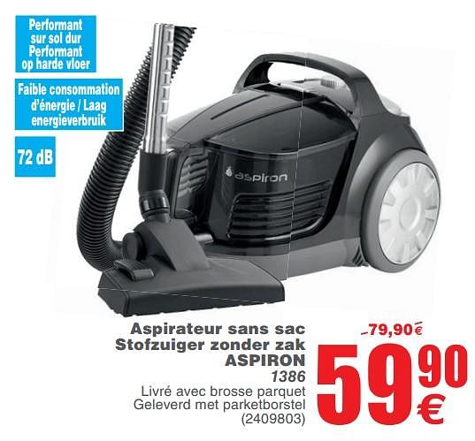 Aspirateur cora sans sac hot sale