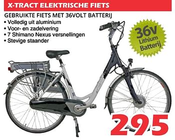 heerser Schat matchmaker X-tract X-tract elektrische fiets gebruikte fiets met 36volt batterij -  Promotie bij Itek