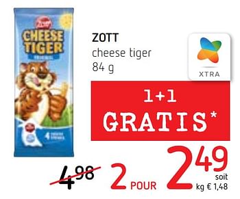 Promotions Zott cheese tiger - Zott - Valide de 23/05/2019 à 05/06/2019 chez Spar (Colruytgroup)