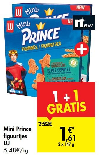 Promotions Mini prince figuurtjes - Lu - Valide de 22/05/2019 à 03/06/2019 chez Carrefour