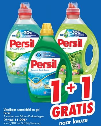 Promotions Vloeibaar wasmiddel en gel - Persil - Valide de 22/05/2019 à 25/05/2019 chez Carrefour