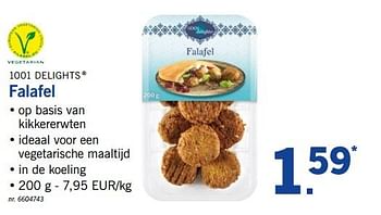Promotions Falafel - 1001 Delights - Valide de 27/05/2019 à 01/06/2019 chez Lidl