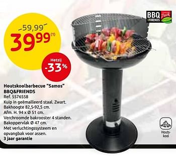Promoties Kolenbarbecue samos bbq+friends - BBQ & Friends  - Geldig van 29/05/2019 tot 10/06/2019 bij Brico