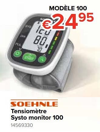 Promotions Tensiomètresysto monitor 100 - Soehnle - Valide de 23/05/2019 à 16/06/2019 chez Euro Shop