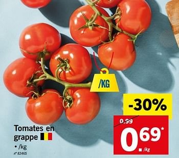 Promotions Tomates en grappe - Produit maison - Lidl - Valide de 27/05/2019 à 01/06/2019 chez Lidl