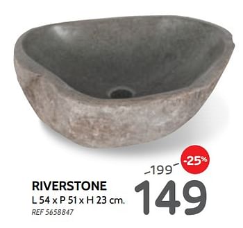 Promotions Riverstone - Produit maison - BricoPlanit - Valide de 29/05/2019 à 24/06/2019 chez BricoPlanit