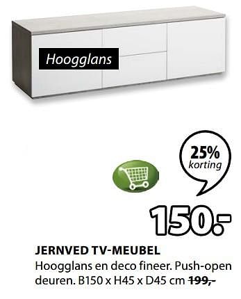 Promoties Jernved tv-meubel - Huismerk - Jysk - Geldig van 20/05/2019 tot 02/06/2019 bij Jysk