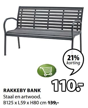 Promoties Rakkeby bank - Huismerk - Jysk - Geldig van 20/05/2019 tot 02/06/2019 bij Jysk