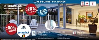Promotions Luxe + budget pvc ramen - Produit maison - Zelfbouwmarkt - Valide de 28/05/2019 à 24/06/2019 chez Zelfbouwmarkt