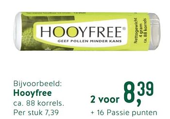 Promoties Hooyfree - Jacob Hooy - Geldig van 20/05/2019 tot 16/06/2019 bij Holland & Barret