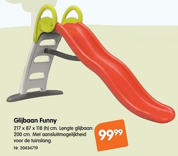 Promoties Glijbaan funny - Smoby - Geldig van 22/05/2019 tot 18/06/2019 bij Fun