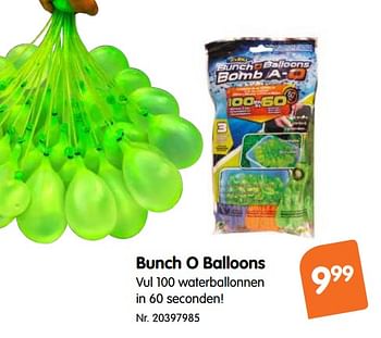Promoties Bunch o balloons - Bunch o Balloons - Geldig van 22/05/2019 tot 18/06/2019 bij Fun