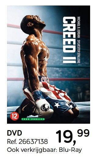 Promoties Creed ii dvd - Huismerk - Supra Bazar - Geldig van 28/05/2019 tot 25/06/2019 bij Supra Bazar