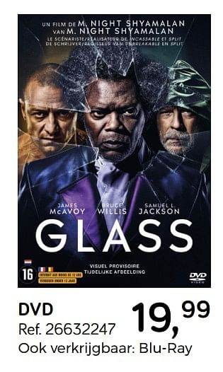 Promoties Glass dvd - Huismerk - Supra Bazar - Geldig van 28/05/2019 tot 25/06/2019 bij Supra Bazar