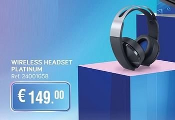 Promoties Sony wireless headset platinum - Sony - Geldig van 28/05/2019 tot 25/06/2019 bij Supra Bazar
