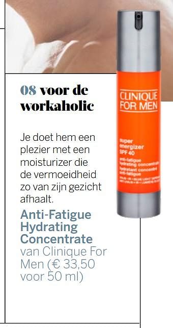 Promoties Anti-fatigue hydrating concentrate - CLINIQUE - Geldig van 27/05/2019 tot 09/06/2019 bij ICI PARIS XL