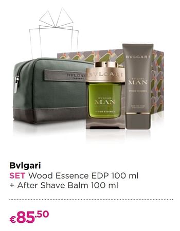 Promoties Bvlgari set wood essence edp + after shave balm - BVLGARI - Geldig van 27/05/2019 tot 09/06/2019 bij ICI PARIS XL