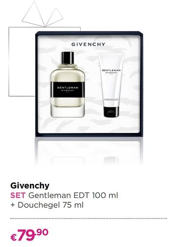 Promoties Givenchy set gentleman edt + douchegel - Givenchy - Geldig van 27/05/2019 tot 09/06/2019 bij ICI PARIS XL