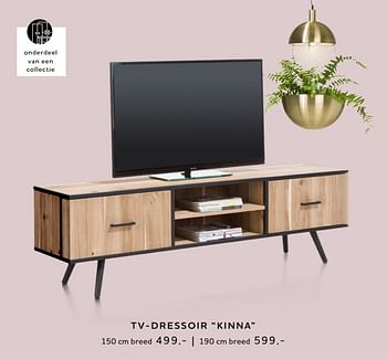 Promoties Tv-dressoir kinna - Huismerk - Xooon - Geldig van 27/05/2019 tot 30/06/2019 bij Xooon