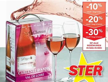 Promoties -30% op alle roséwijnen in bag-in box - Rosé wijnen - Geldig van 05/06/2019 tot 18/06/2019 bij Makro