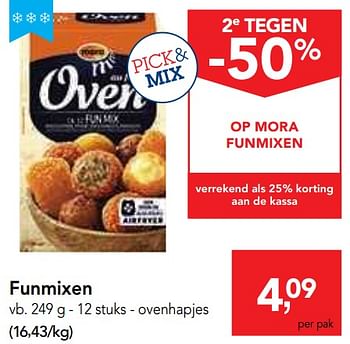 Promoties Funmixen ovenhapjes - Mora - Geldig van 05/06/2019 tot 18/06/2019 bij Makro