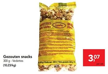 Promoties Gezouten snacks vedettes - Laslo - Geldig van 05/06/2019 tot 18/06/2019 bij Makro