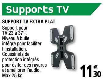 Promotions Support tv extra plat - Produit Maison - Brico Depot - Valide de 01/04/2019 à 31/12/2019 chez Brico Depot