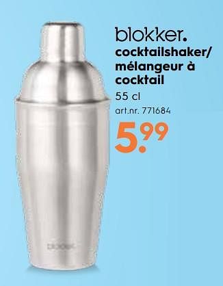 Herkenning Brein leg uit Huismerk - Blokker Cocktailshaker- mélangeur à cocktail - Promotie bij  Blokker