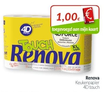 Promoties Renova keukenpapier - Renova - Geldig van 01/06/2019 tot 30/06/2019 bij Intermarche