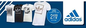 Promoties T-shirt adidas - Adidas - Geldig van 04/06/2019 tot 17/06/2019 bij Cora