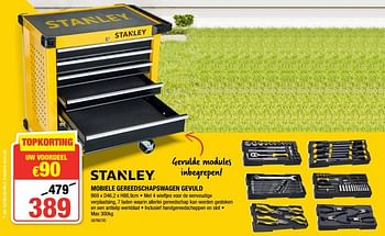 Promoties Stanley mobiele gereedschapswagen gevuld - Stanley - Geldig van 29/05/2019 tot 16/06/2019 bij HandyHome