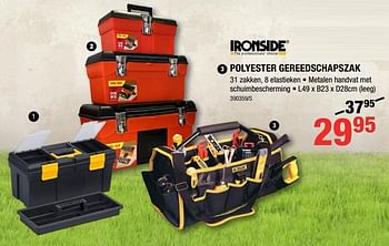 Promotions Polyester gereedschapszak - Ironside - Valide de 29/05/2019 à 16/06/2019 chez HandyHome