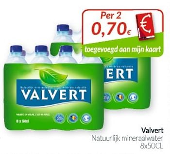 Promotions Valvert natuurlijk mineraalwater - Valvert - Valide de 01/06/2019 à 30/06/2019 chez Intermarche