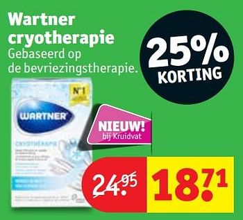 Promoties Wartner cryotherapie - Wartner - Geldig van 04/06/2019 tot 16/06/2019 bij Kruidvat