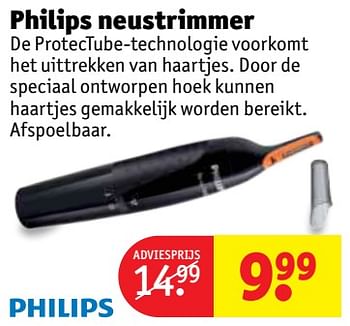 Promoties Philips neustrimmer - Philips - Geldig van 04/06/2019 tot 16/06/2019 bij Kruidvat