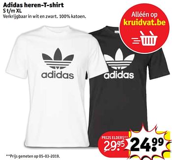 Promoties Adidas heren-t-shirt - Adidas - Geldig van 04/06/2019 tot 16/06/2019 bij Kruidvat