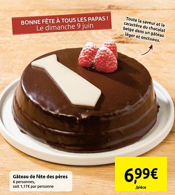 Produit Maison Carrefour Gateau De Fete Des Peres En Promotion Chez Carrefour Market