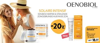 Promoties Solaire intensif normale huid - Oenobiol - Geldig van 05/06/2019 tot 18/06/2019 bij DI