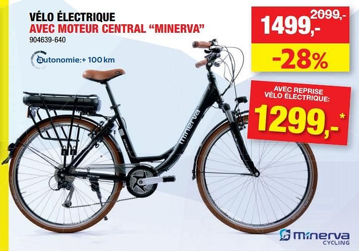 Minerva V lo lectrique avec moteur central minerva En promotion