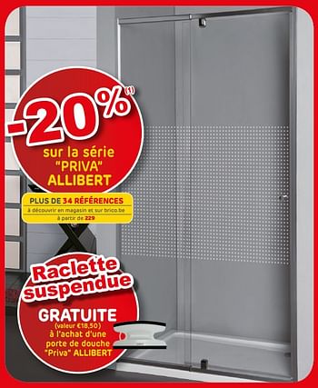Promotions -20% sur la série priva allibert - Allibert - Valide de 12/06/2019 à 24/06/2019 chez Brico