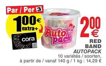 Promotions Red band autopack - Red band - Valide de 11/06/2019 à 17/06/2019 chez Cora
